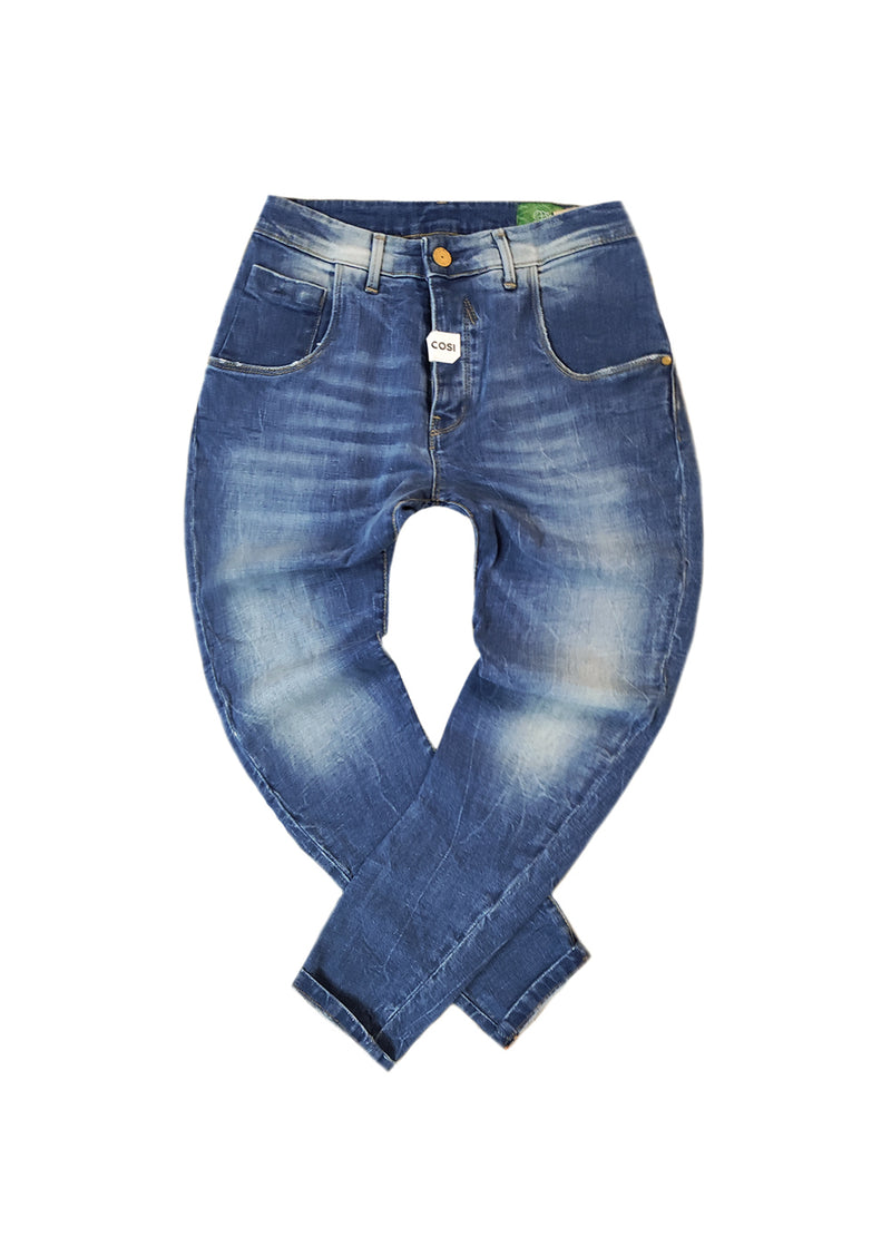 Ανδρικό τζιν παντελόνι cosi jeans - 64-bernardino μπλε