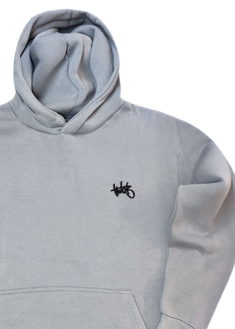 Ανδρικό μακρυμάνικο φούτερ Two Brothers - BF-25580-grey regular fit