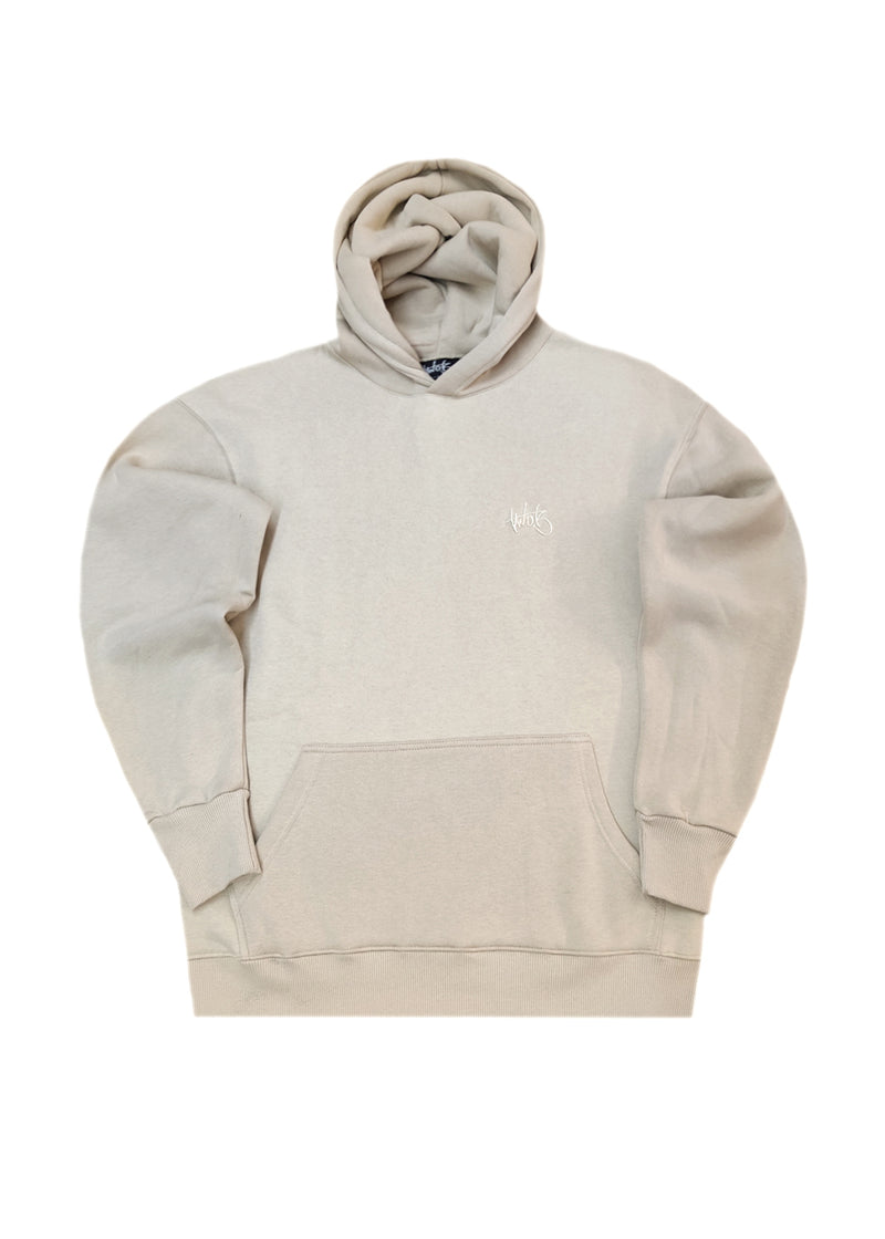 Ανδρικό μακρυμάνικο φούτερ Two Brothers - BF-25580-beige regular fit