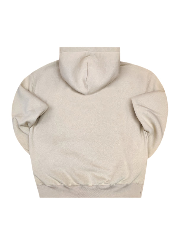 Ανδρικό μακρυμάνικο φούτερ Two Brothers - BF-25580-beige regular fit