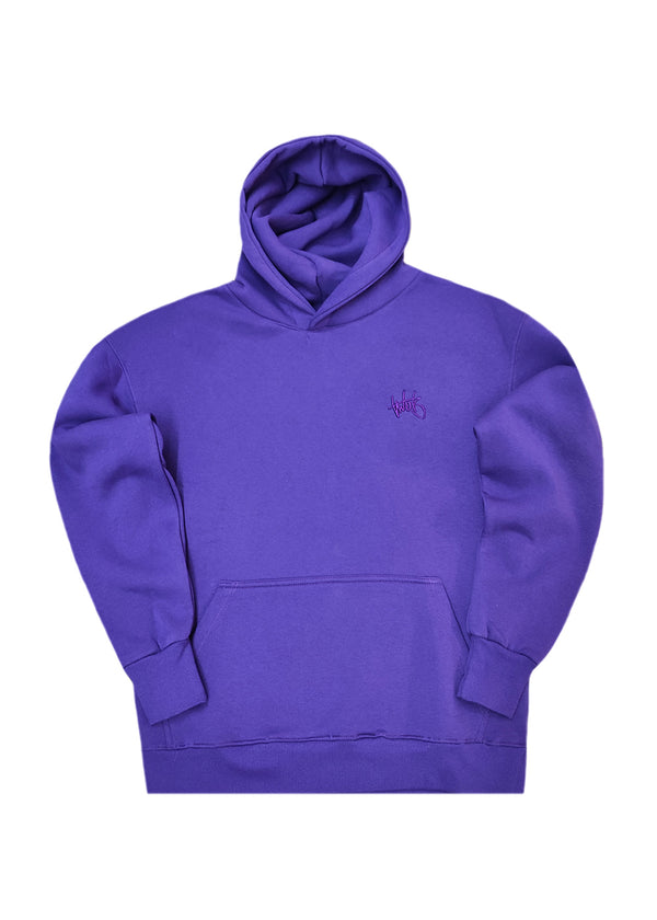 Ανδρικό μακρυμάνικο φούτερ Two Brothers - BF-25580-purple regular fit