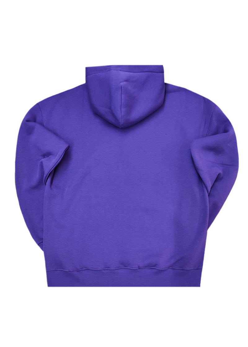 Ανδρικό μακρυμάνικο φούτερ Two Brothers - BF-25580-purple regular fit