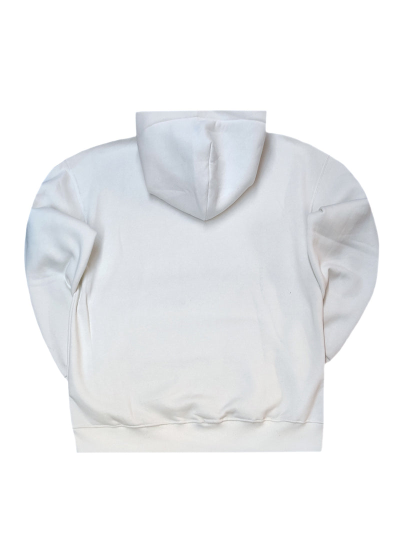 Ανδρικό μακρυμάνικο φούτερ Two Brothers - BF-25580-white regular fit