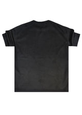 Ανδρική κοντομάνικη μπλούζα - Two Brothers-BF-25790-black-Alcantara