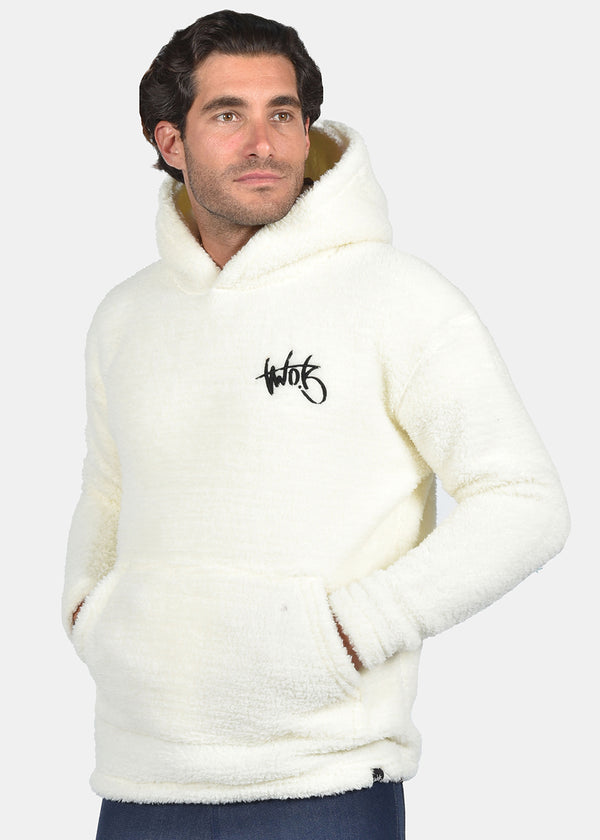 Ανδρική φούτερ με κουκούλα TWO BROTHERS BF-25860-white