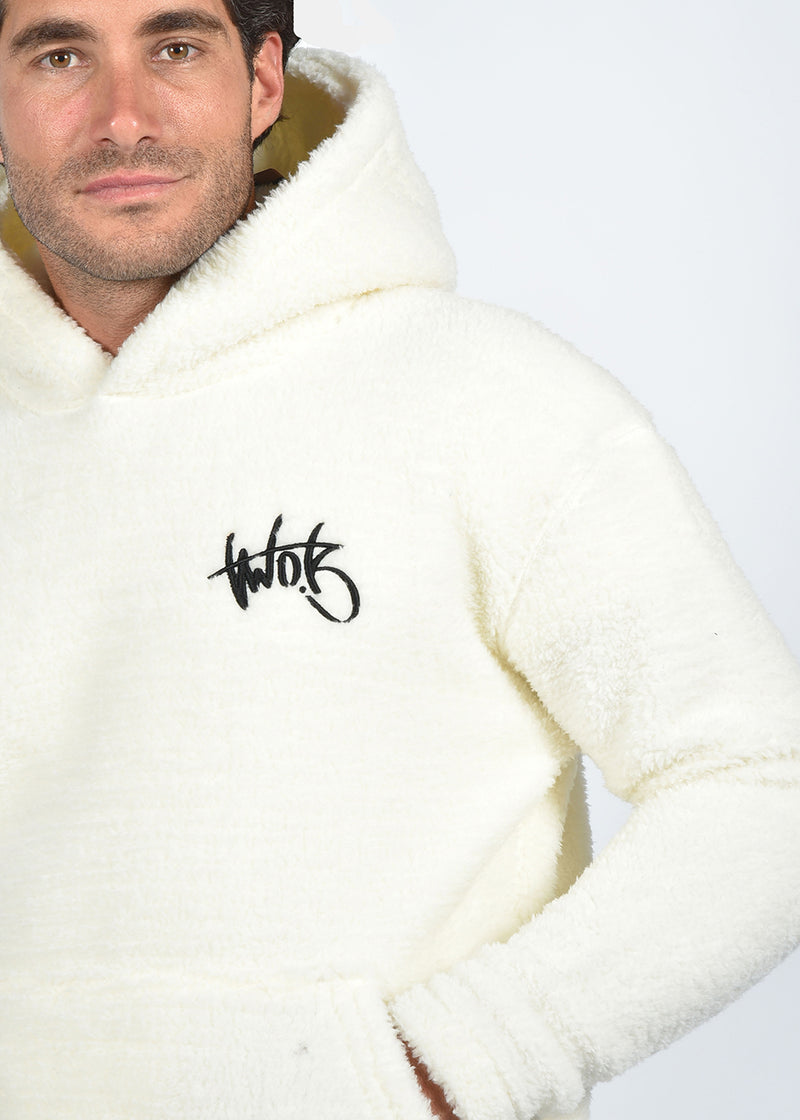 Ανδρική φούτερ με κουκούλα TWO BROTHERS BF-25860-white