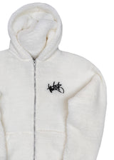 Ανδρική ζακέτα με κουκούλα Two Brothers clothing -BF-25860A-basic logo zip-up hoodie -white 232-39