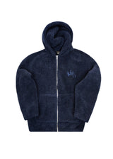 Ανδρική ζακέτα με κουκούλα Two Brothers clothing -BF-25860A-basic logo zip-up hoodie -blue 232-39