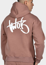 Ανδρικό μακρυμάνικο φούτερ Two Brothers-BF-25940-Dusty Pink regular fit