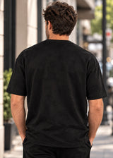 TWO BROTHERS - Ανδρικό t-shirt Alcadara - Μαύρο BF-26790