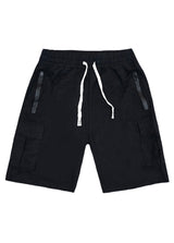 Ανδρική κάργκο βερμούδα GUF - BG122 - cargo regular shorts μαύρο