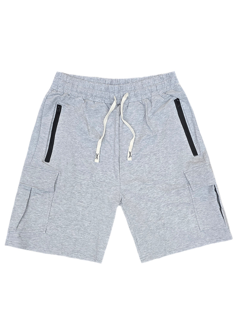 Ανδρική κάργκο βερμούδα GUF - BG122 - cargo regular shorts γκρι