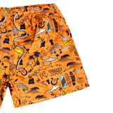 Ανδρικό Μαγιό 5 EVEN STAR - BK 2510 - vacay swim shorts πορτοκαλί
