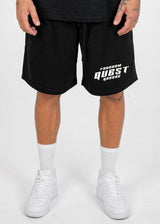 QUEST CLOTHING Ανδρική βερμούδα μαύρη Original Text BL-53-black