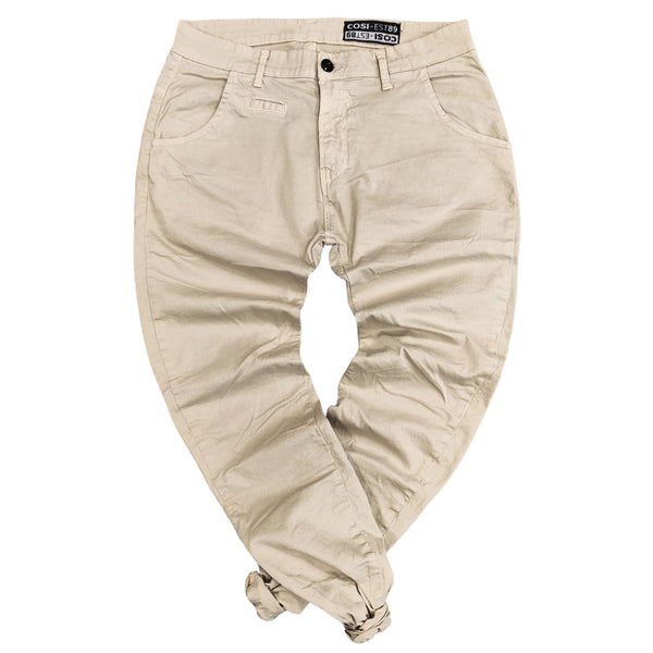 Ανδρικό Παντελόνι Cosi jeans - BOLSILLO - elegant υπόλευκο