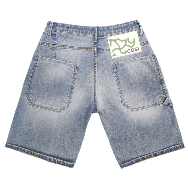 Ανδρική βερμούδα jean Cosi jeans - BORA - classic light shorts μπλε