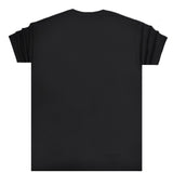 Ανδρική κοντομάνικη μπλούζα Body Staff - BS-200 - essentials logo μαύρο