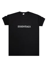 Ανδρική κοντομάνικη μπλούζα Body Staff - BS-200 - essentials logo μαύρο