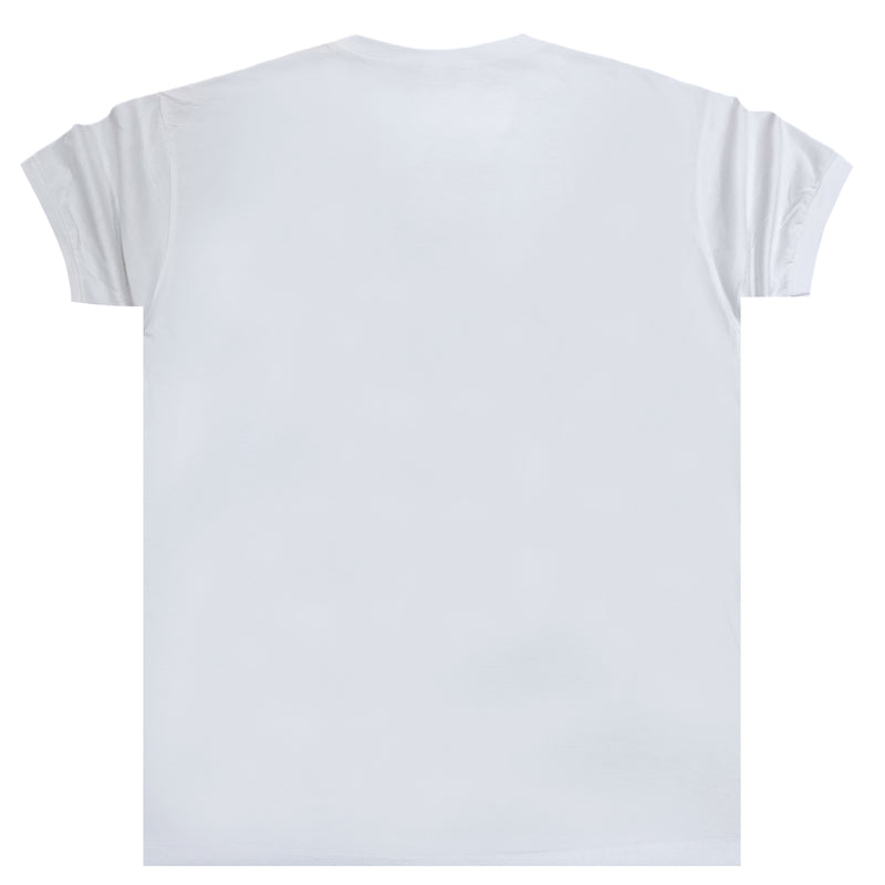 Ανδρική κοντομάνικη μπλούζα Body Staff - BS-203 - equality logo λευκό