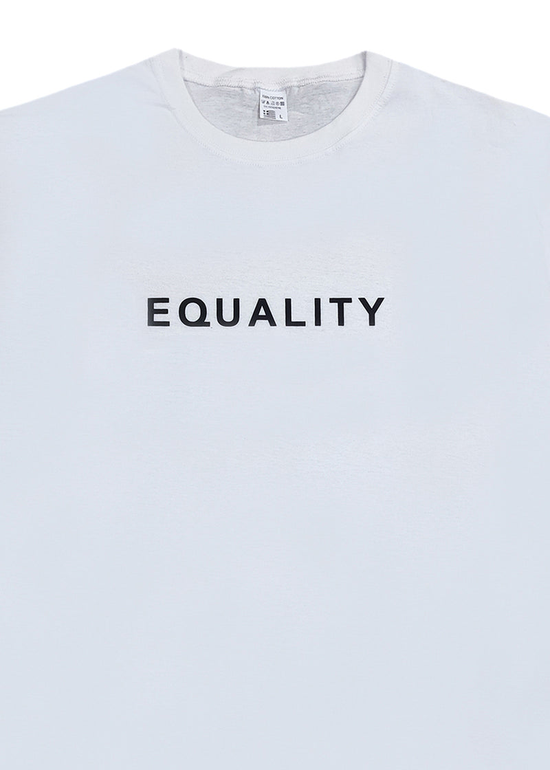 Ανδρική κοντομάνικη μπλούζα Body Staff - BS-203 - equality logo λευκό