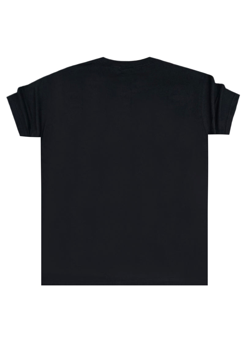 Κοντομάνικη μπλούζα Body Staff - BS-219 - new york logo regular fit t-shirt μαύρο