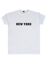 Κοντομάνικη μπλούζα Body Staff - BS-0219 - new york logo regular fit t-shirt λευκό
