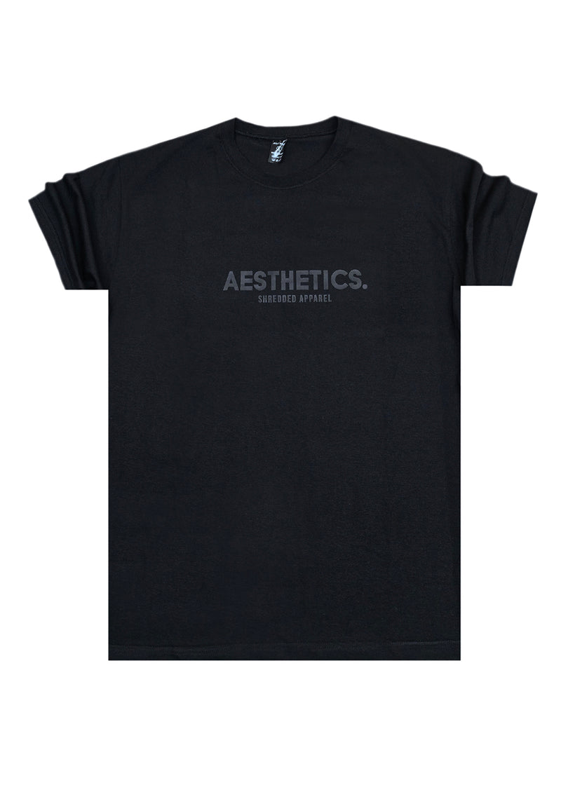 Κοντομάνικη μπλούζα Body Staff - BS-221 - aesthetics logo regular fit t-shirt μαύρο