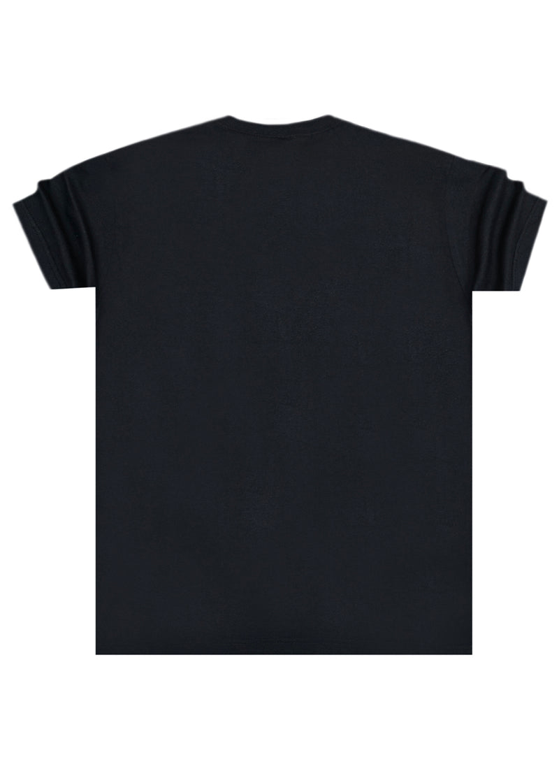 Κοντομάνικη μπλούζα Body Staff - BS-221 - aesthetics logo regular fit t-shirt μαύρο