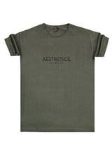 Κοντομάνικη μπλούζα Body Staff - BS-221 - aesthetics logo regular fit t-shirt χακί