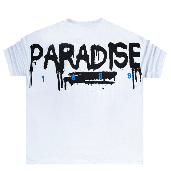 Two brothers - BT-23130 - paradise logo tee - light blue