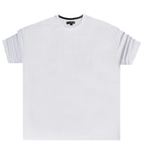 Two brothers - BT-23130 - paradise logo tee - white