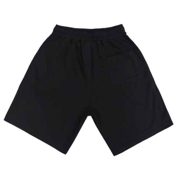 Two brothers short plain in black