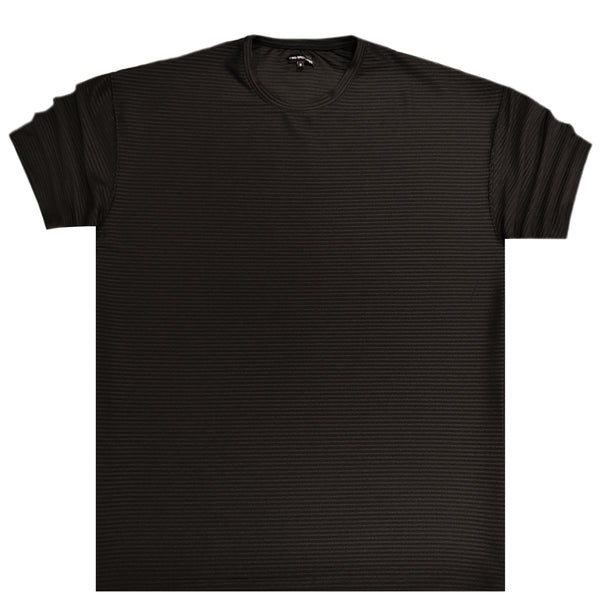 Ανδρική κοντομάνικη μπλούζα Two brothers - BT-24540 - over tee μαύρο