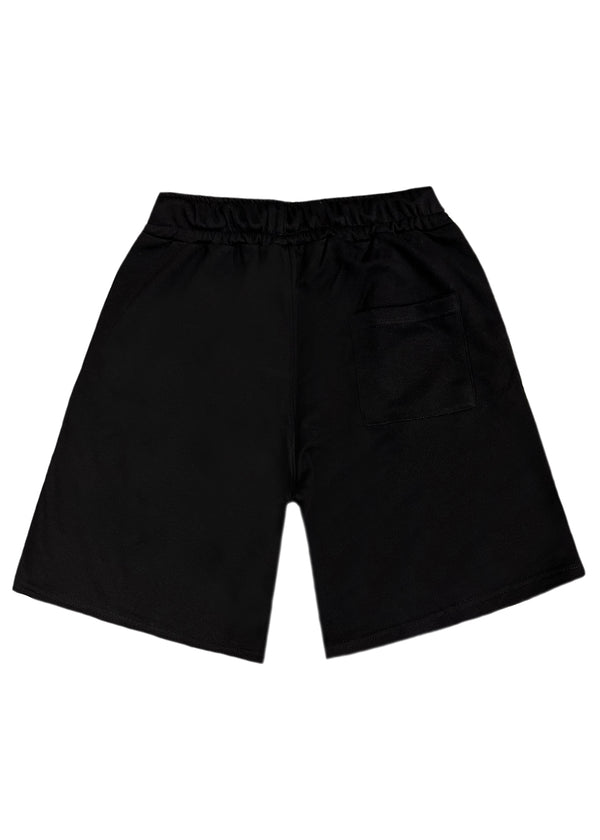 Βερμούδα Two brothers - BT-24680 - simple shorts μαύρο