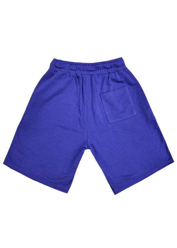 Βερμούδα Two brothers - BT-24680 - simple shorts μωβ