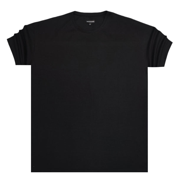 Ανδρική κοντομάνικη μπλούζα Two brothers - BT-24560 - over tee μαύρο
