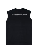 Ανδρική αμάνικη μπλούζα Two Brothers - BT-25730 - if not now logo sleeveness μαύρο