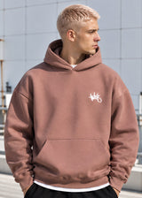 Ανδρικό μακρυμάνικο φούτερ Two Brothers-BF-25940-Dusty Pink regular fit