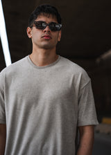 TWO BROTHERS Ανδρική κοντομάνικη μπλούζα μπεζ Terry Cloth BT-26770-beige