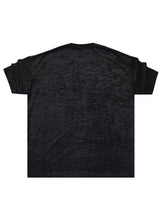TWO BROTHERS Ανδρική κοντομάνικη μπλούζα μαύρη Terry Cloth BT-26770-black