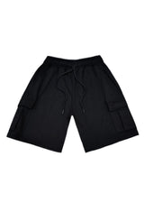 TWO BROTHERS Ανδρική βερμούδα μαύρη Cargo BT-26890-black