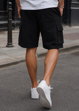 TWO BROTHERS Ανδρική βερμούδα μαύρη Cargo BT-26890-black