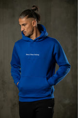 Ανδρικό φούτερ με κουκούλα Henry clothing - 3-657 - hoodie logo μπλε