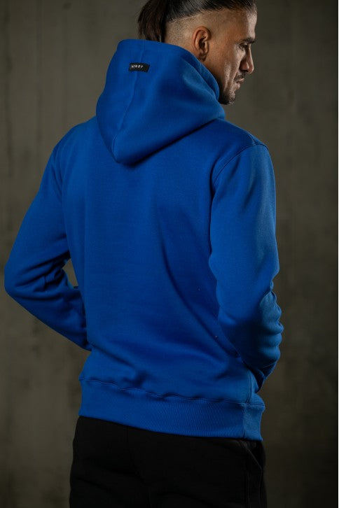 Ανδρικό φούτερ με κουκούλα Henry clothing - 3-657 - hoodie logo μπλε