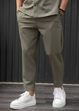 Ανδρικό ανοιξιάτικο παντελόνι Henry clothing - 8-102 - simple pants χακί