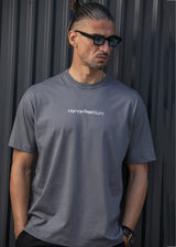 Ανδρική κοντομάνικη μπλούζα Henry Clothing - 3-722 - Henry premium regular fit tee γκρι