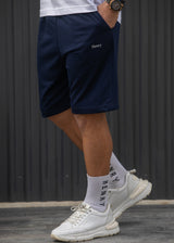 Ανδρική βερμούδα φούτερ Henry Clothing - 6-702 - relaxed fit shorts μπλε σκούρο