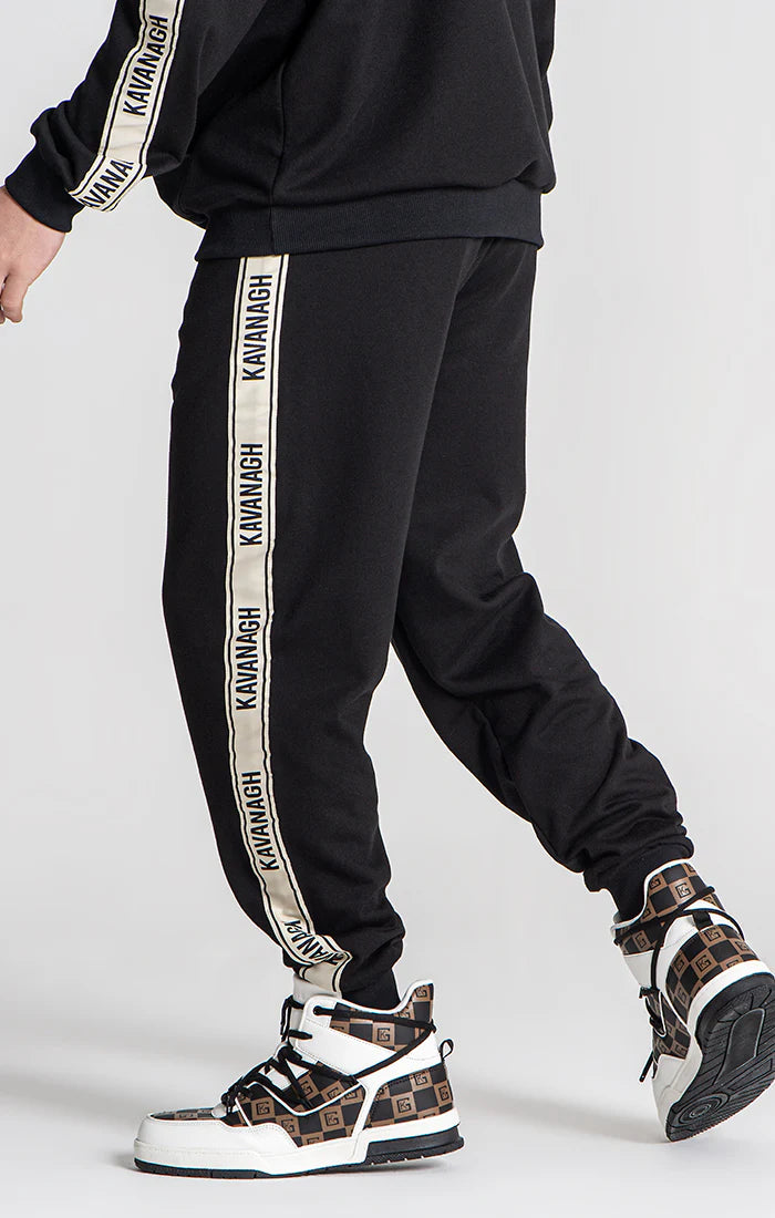 Ανδρική φόρμα Gianni Kavanagh - GKM006189 - racer joggers μαύρο