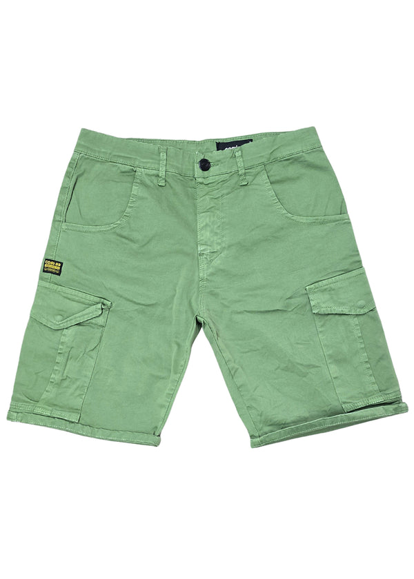 Ανδρική βερμούδα κάργκο Cosi jeans - CANTONE - cargo shorts regular fit πράσινο
