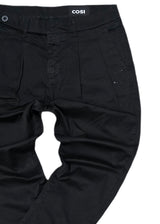 Ανδρικό παντελόνι Cosi Jeans - 61 - CAPUA - pants regular fit μαύρο